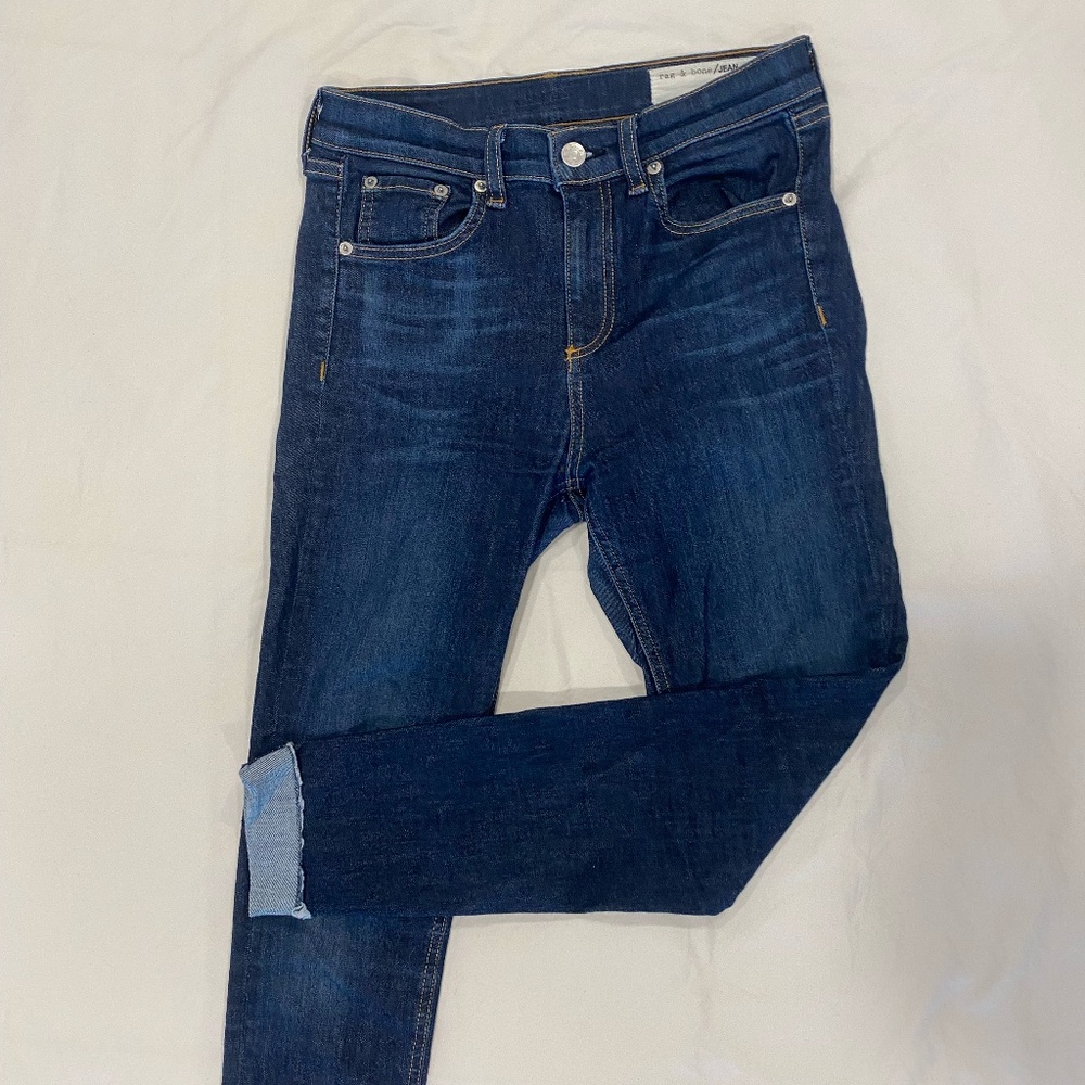 Rag & Bone Women's 10" High Rise Ankle Skinny - 25